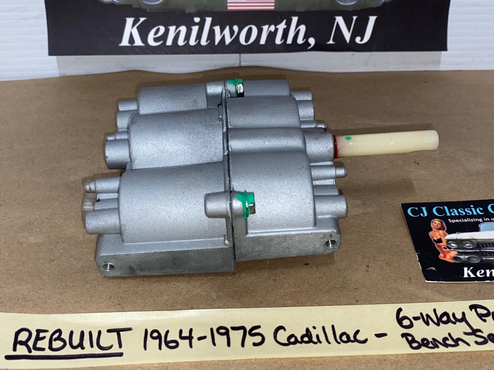REBUILT 1965 1966 1967 1968 1969 1970 1971 1972 1973 1974 1975 CADILLAC DEVILLE ELDORADO CALAIS FLEETWOOD 6 WAY POWER BENCH SEAT TRANSMISSION #9707156 - Image 13
