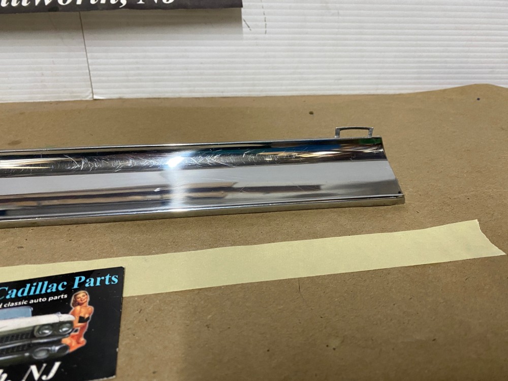OEM 1967 Cadillac Deville Convertible RIGHT PASSENGER SIDE REAR INTERIOR DOOR QUARTER PANEL MOLDING - Image 14