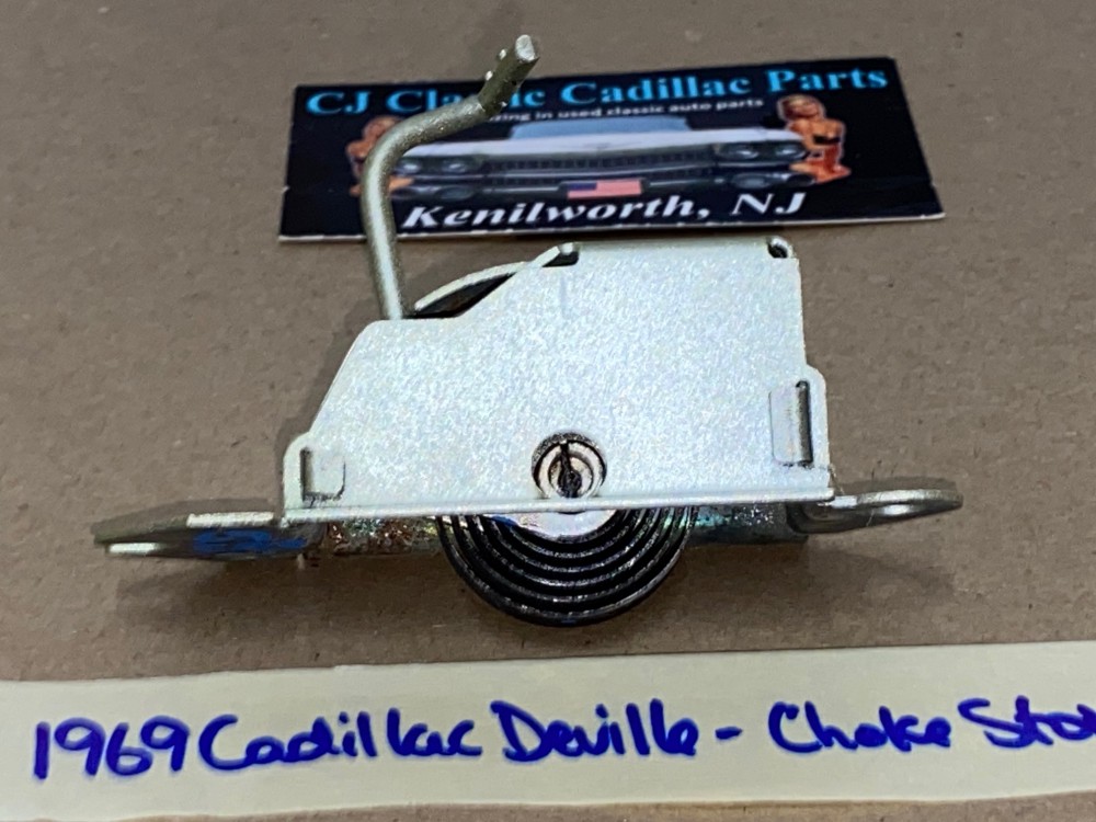 OEM 1968 1969 Cadillac Deville Eldorado Fleetwood Calais 4 BBL CARBURETOR CHOKE STOVE THERMOSTAT COIL BRACKET COVER #7037711/#35612 - Image 12