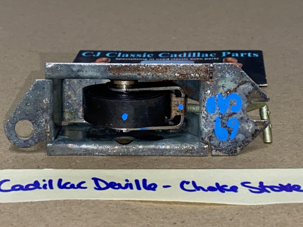OEM 1968 1969 Cadillac Deville Eldorado Fleetwood Calais 4 BBL CARBURETOR CHOKE STOVE THERMOSTAT COIL BRACKET COVER #7037711/#35612 - Image 5