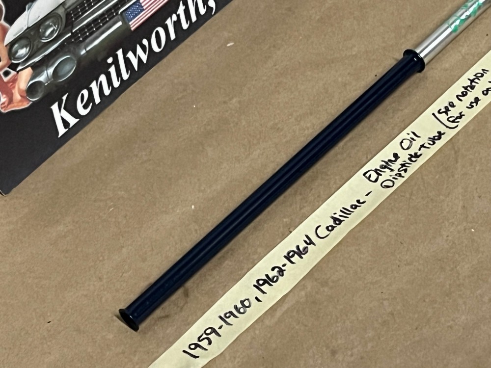 NEW 1959-1960, 1962 1963 1964 Cadillac Deville Eldorado Fleetwood 390/429 ENGINE OIL DIPSTICK TUBE #1471858 - Image 2