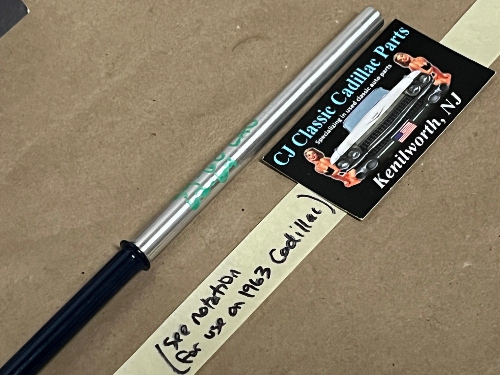 NEW 1959-1960, 1962 1963 1964 Cadillac Deville Eldorado Fleetwood 390/429 ENGINE OIL DIPSTICK TUBE #1471858 - Image 3