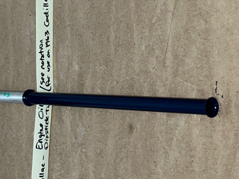 NEW 1959-1960, 1962 1963 1964 Cadillac Deville Eldorado Fleetwood 390/429 ENGINE OIL DIPSTICK TUBE #1471858 - Image 8