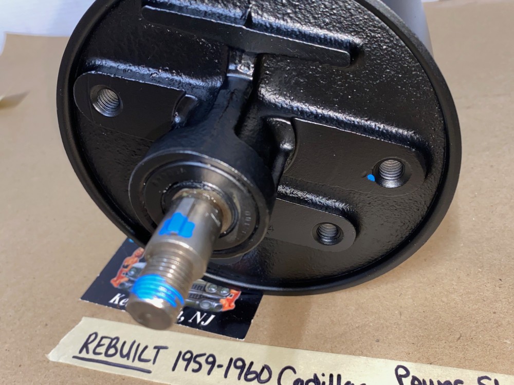 REBUILT 1959 1960 CADILLAC DEVILLE ELDORADO FLEETWOOD POWER STEERING PUMP WITH FACTORY ORIGINAL RESERVOIR - Image 7