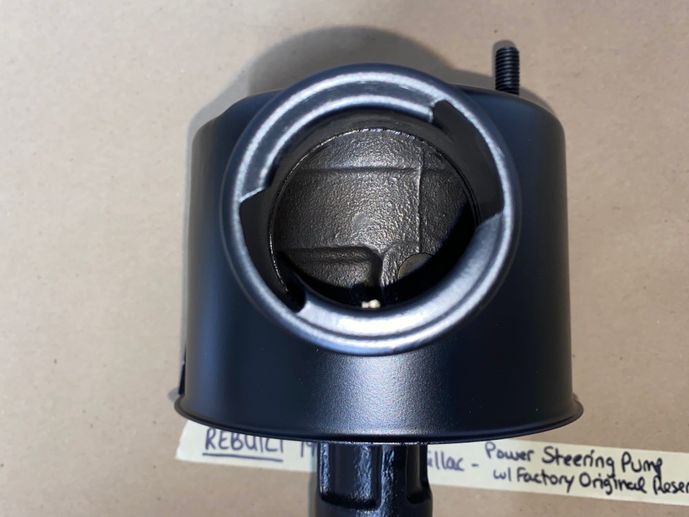 REBUILT 1959 1960 CADILLAC DEVILLE ELDORADO FLEETWOOD POWER STEERING PUMP WITH FACTORY ORIGINAL RESERVOIR - Image 6