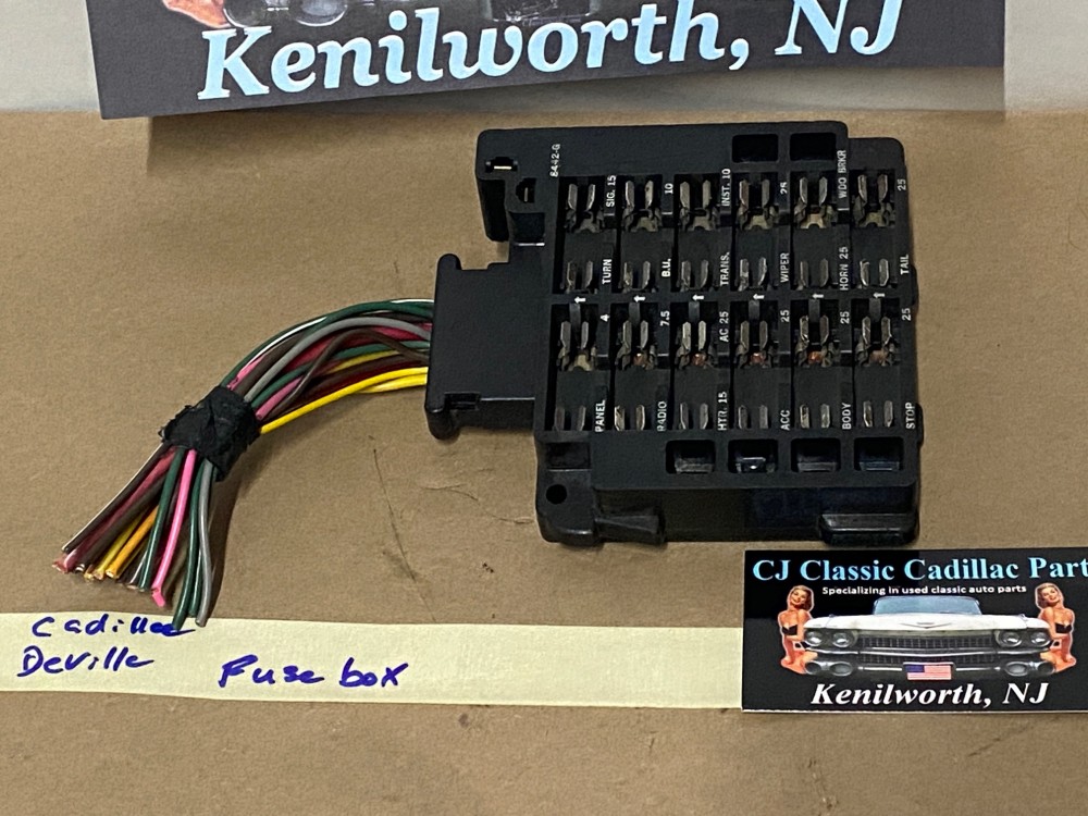 OEM 1967 Cadillac Deville Fleetwood Calais UNDER DASH FUSE BOX PANEL - Image 11