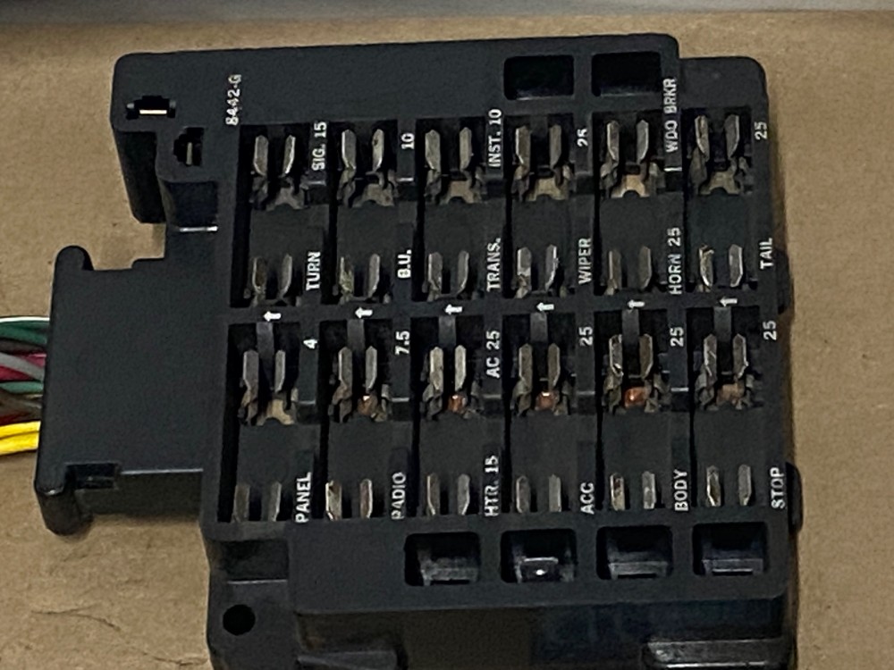 OEM 1967 Cadillac Deville Fleetwood Calais UNDER DASH FUSE BOX PANEL - Image 10