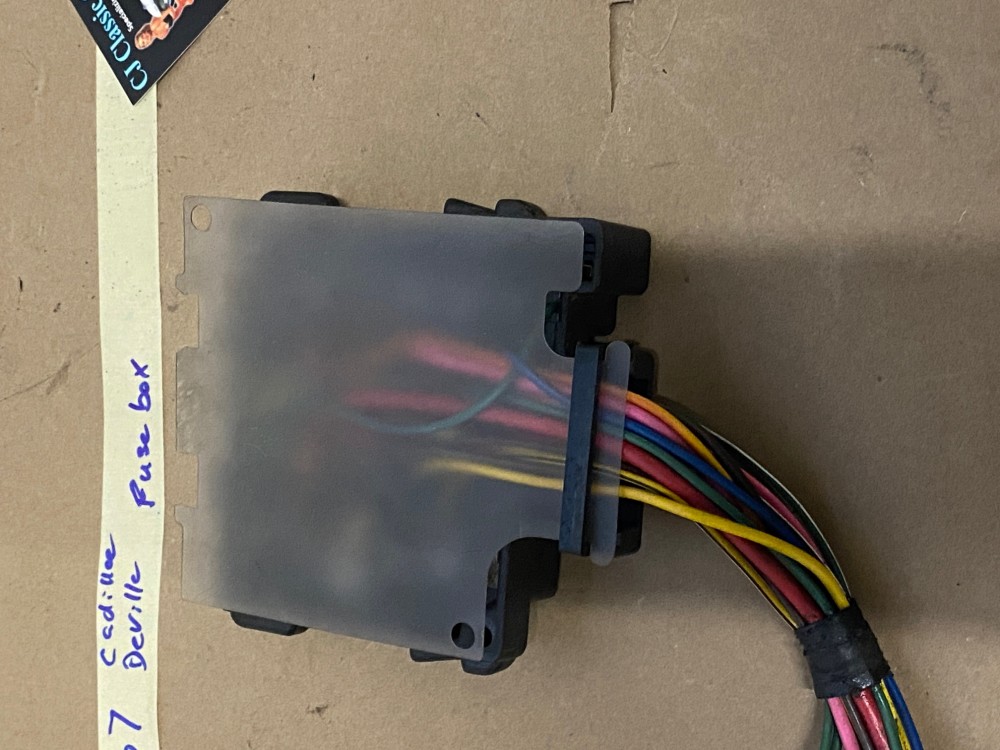 OEM 1967 Cadillac Deville Fleetwood Calais UNDER DASH FUSE BOX PANEL - Image 2