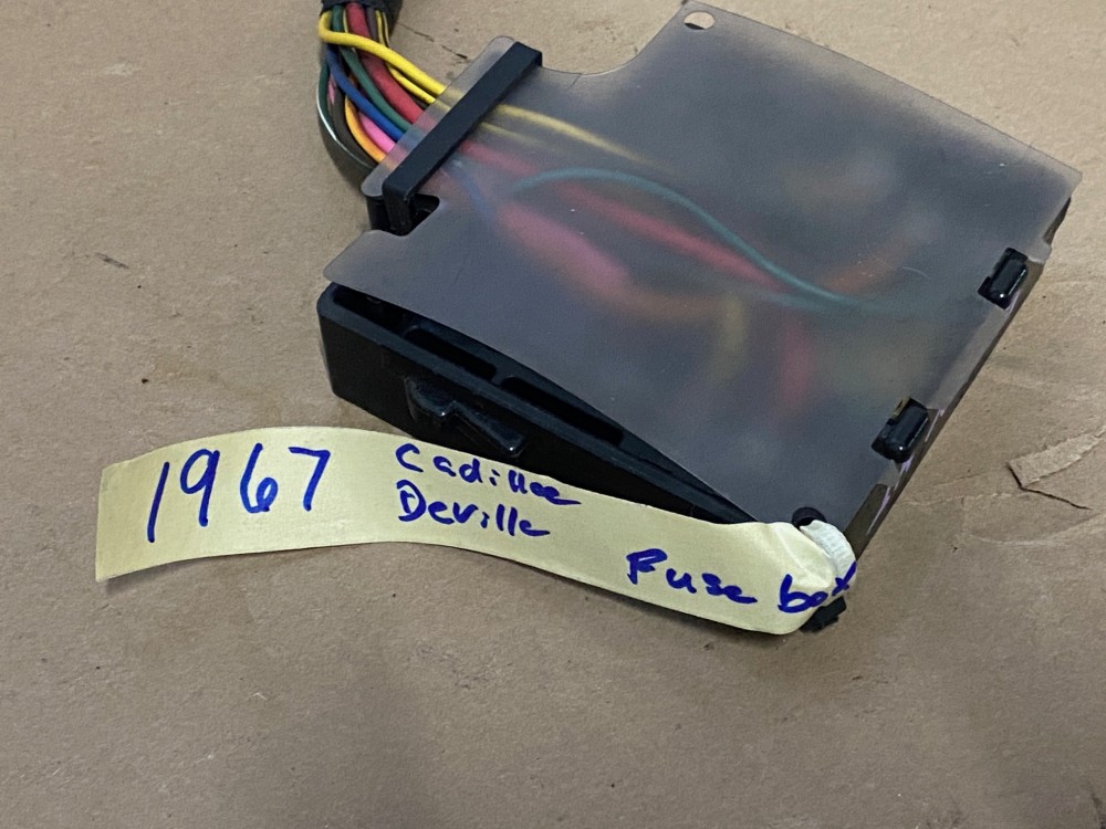 OEM 1967 Cadillac Deville Fleetwood Calais UNDER DASH FUSE BOX PANEL - Image 3