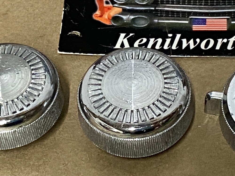OEM 1971 1972 1973 Cadillac Fleetwood Deville Calais Eldordo DASH RADIO KNOBS #1497001 #1497099 - Image 5