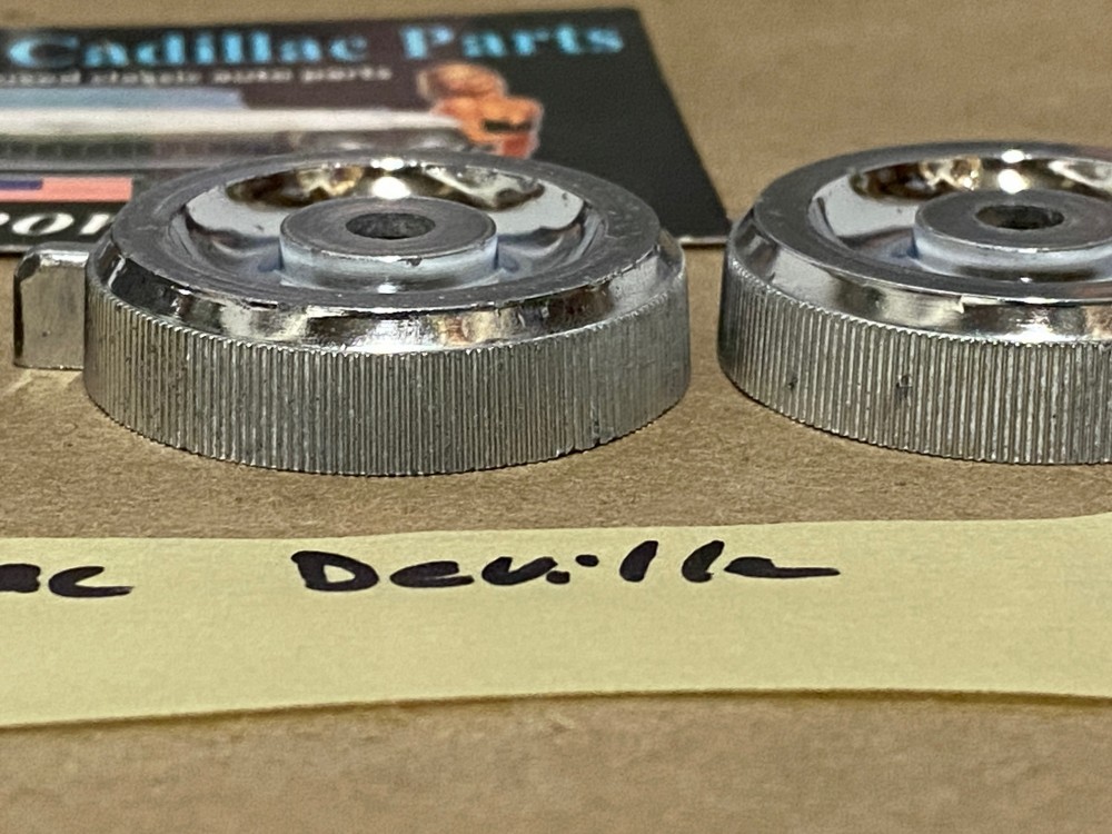 OEM 1971 1972 1973 Cadillac Fleetwood Deville Calais Eldordo DASH RADIO KNOBS #1497001 #1497099 - Image 10