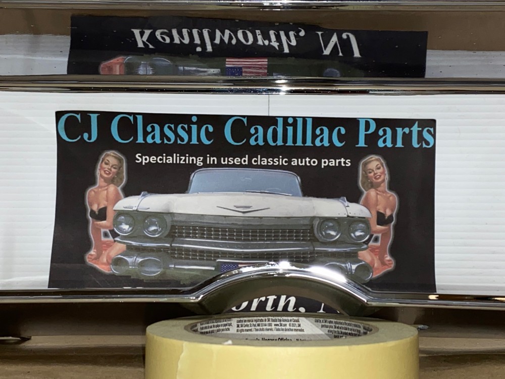 OEM 1965 1966 Cadillac Deville Eldorado Calais Fleetwood CHROME DASH SPEEDOMETER INSTRUMENT CLUSTER BEZEL TRIM #1482903 - Image 7