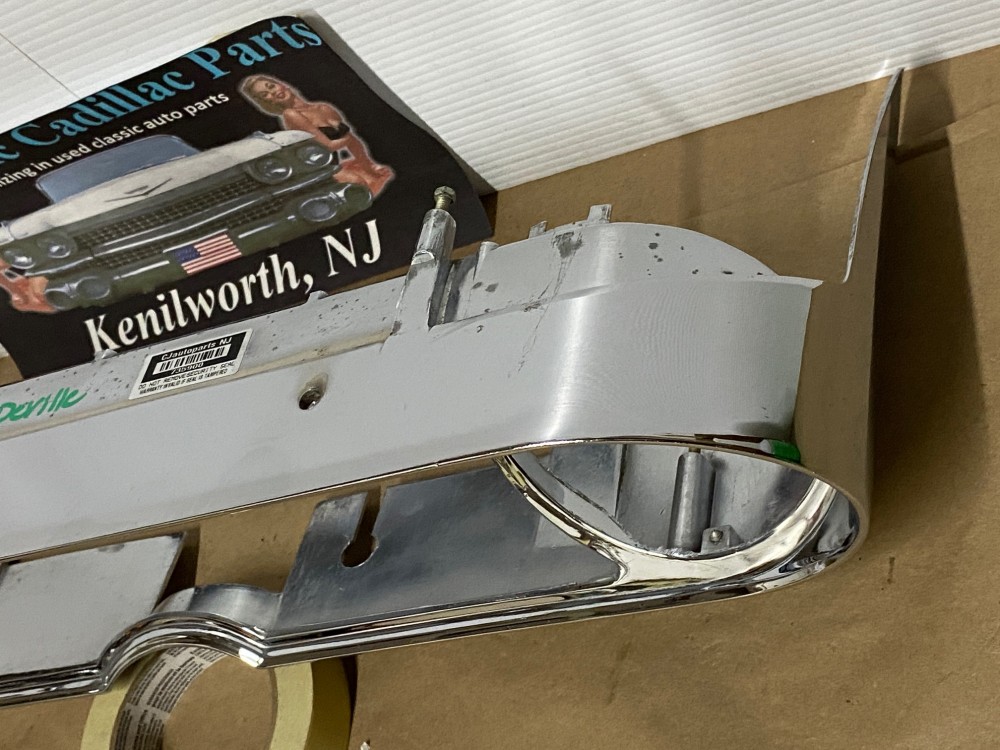OEM 1965 1966 Cadillac Deville Eldorado Calais Fleetwood CHROME DASH SPEEDOMETER INSTRUMENT CLUSTER BEZEL TRIM #1482903 - Image 9