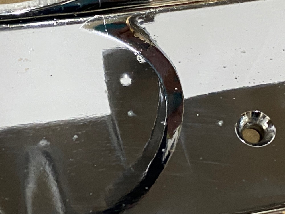 OEM 1965 1966 Cadillac Deville Eldorado Calais Fleetwood CHROME DASH SPEEDOMETER INSTRUMENT CLUSTER BEZEL TRIM #1482903 - Image 15