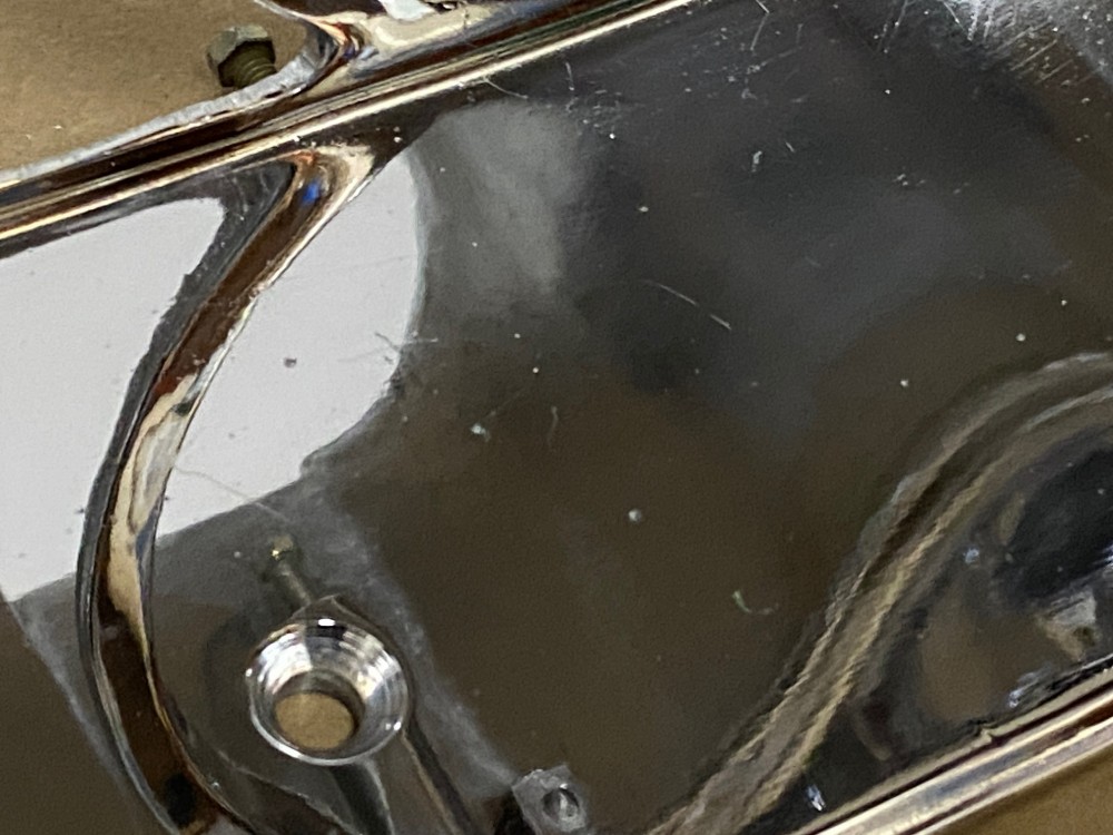 OEM 1965 1966 Cadillac Deville Eldorado Calais Fleetwood CHROME DASH SPEEDOMETER INSTRUMENT CLUSTER BEZEL TRIM #1482903 - Image 17