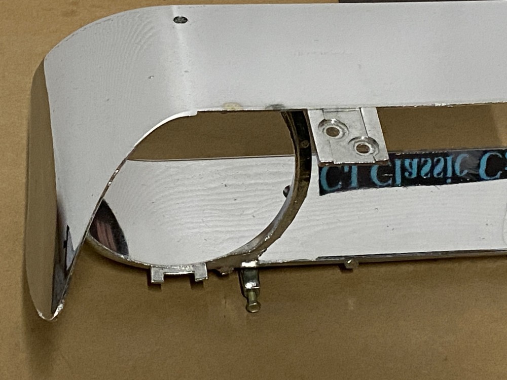 OEM 1965 1966 Cadillac Deville Eldorado Calais Fleetwood CHROME DASH SPEEDOMETER INSTRUMENT CLUSTER BEZEL TRIM #1482903 - Image 21