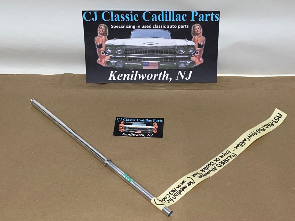NEW 1959-1960, 1962 1963 1964 Cadillac Deville Eldorado Fleetwood 390/429 ENGINE POLISHED ALUMINUM OIL DIPSTICK TUBE 7/16" #1471858 - Image 8