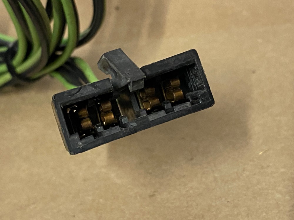 OEM 1974 1975 1976 Cadillac Deville Eldorado Fleetwood Calais DASH RADIO WIRE HARNESS PIGTAIL CONNECTORS - Image 5