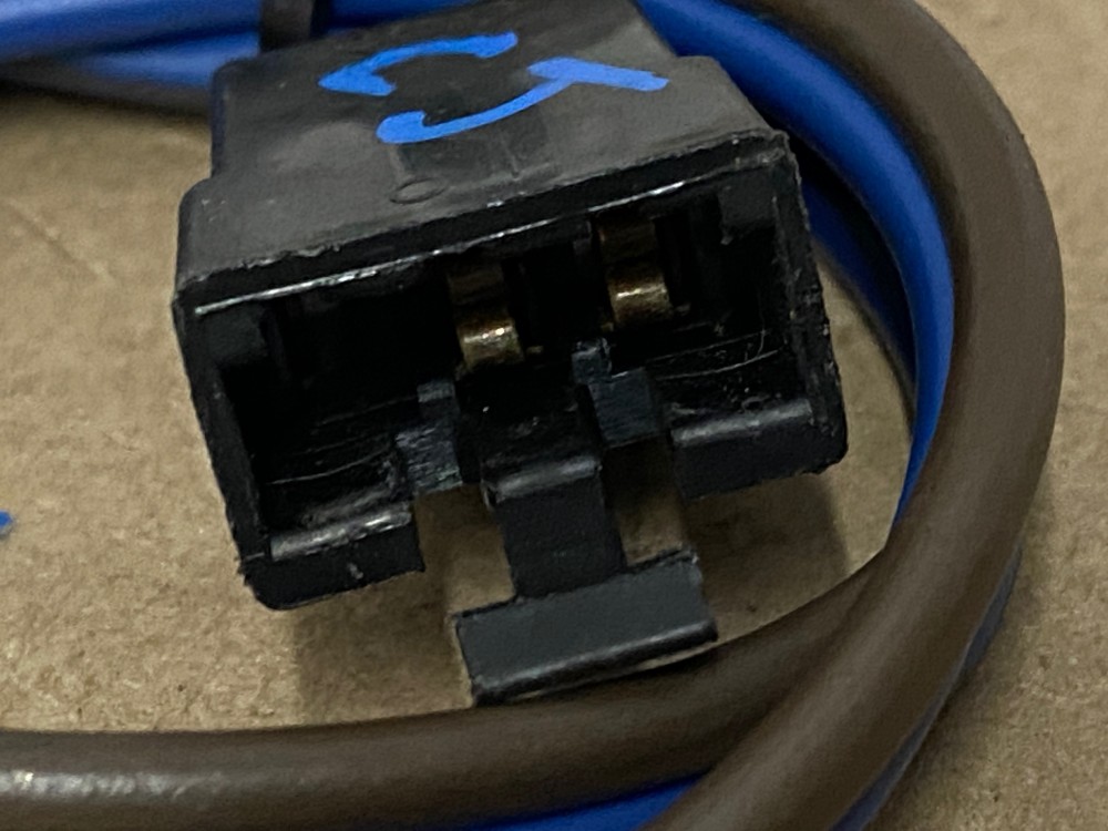 OEM 1974 1975 1976 Cadillac Deville Eldorado Fleetwood Calais DASH RADIO WIRE HARNESS PIGTAIL CONNECTORS - Image 3