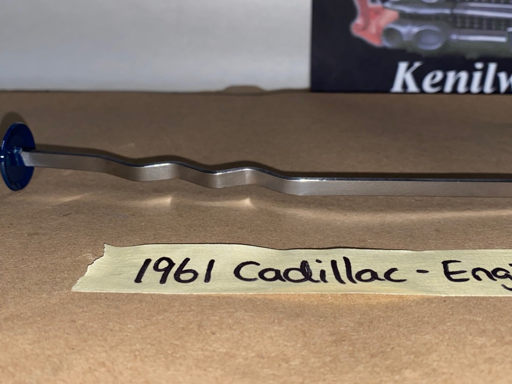 1961 CADILLAC DEVILLE ELDORADO FLEETWOOD ENGINE OIL LEVEL INDICATOR DIPSTICK #1476467 - Image 9