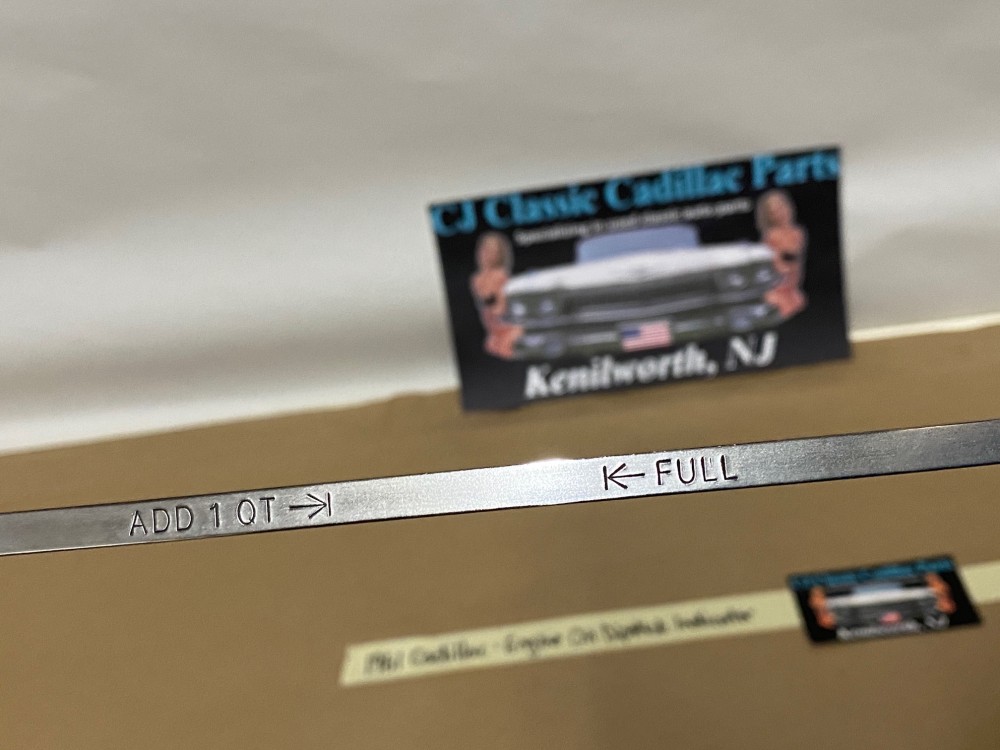 1961 CADILLAC DEVILLE ELDORADO FLEETWOOD ENGINE OIL LEVEL INDICATOR DIPSTICK #1476467 - Image 13