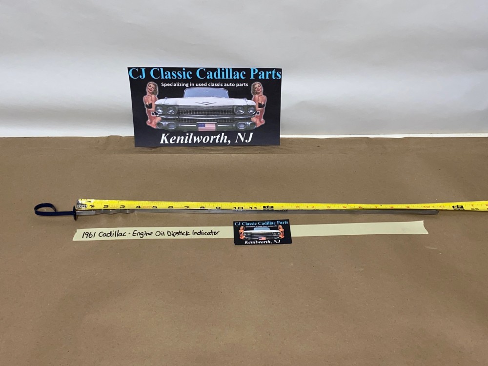 1961 CADILLAC DEVILLE ELDORADO FLEETWOOD ENGINE OIL LEVEL INDICATOR DIPSTICK #1476467 - Image 17