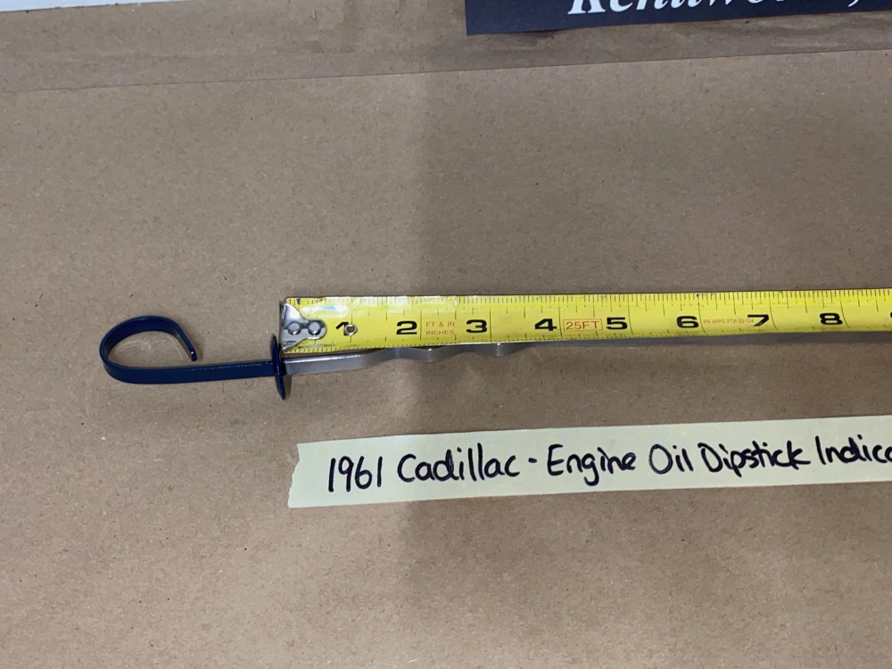 1961 CADILLAC DEVILLE ELDORADO FLEETWOOD ENGINE OIL LEVEL INDICATOR DIPSTICK #1476467 - Image 18