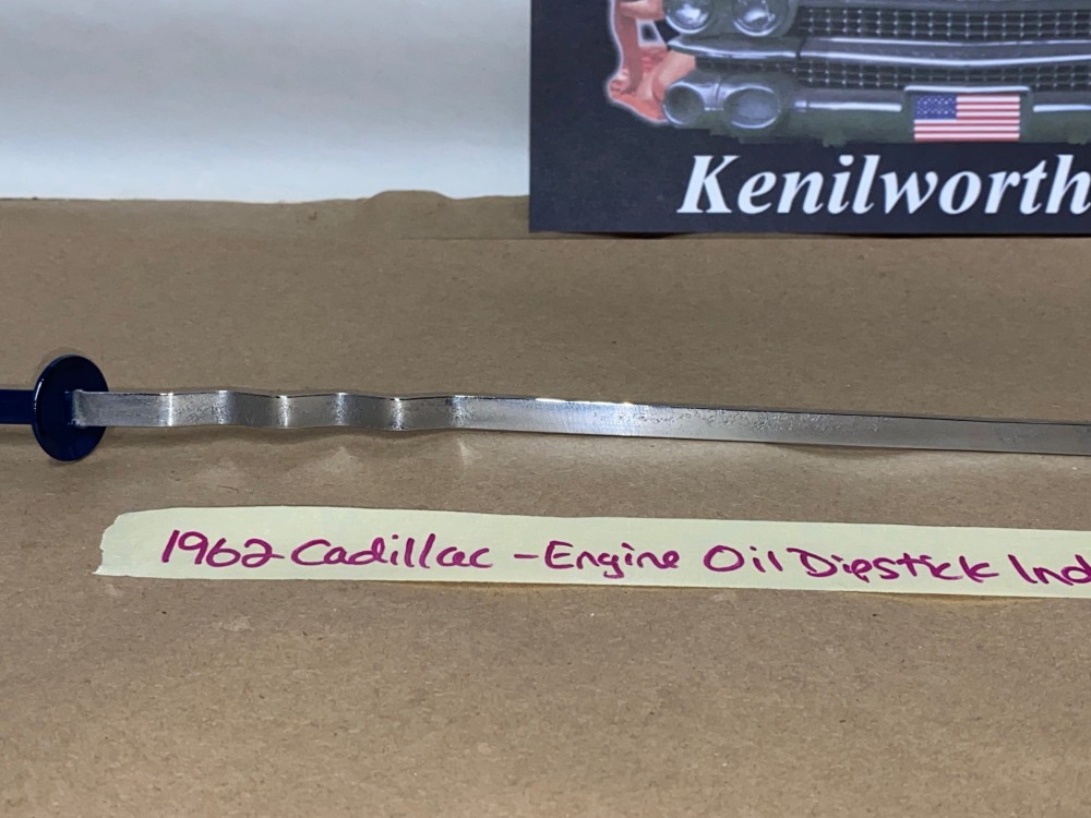 1962 CADILLAC DEVILLE ELDORADO FLEETWOOD ENGINE OIL LEVEL INDICATOR DIPSTICK #1478343 - Image 4