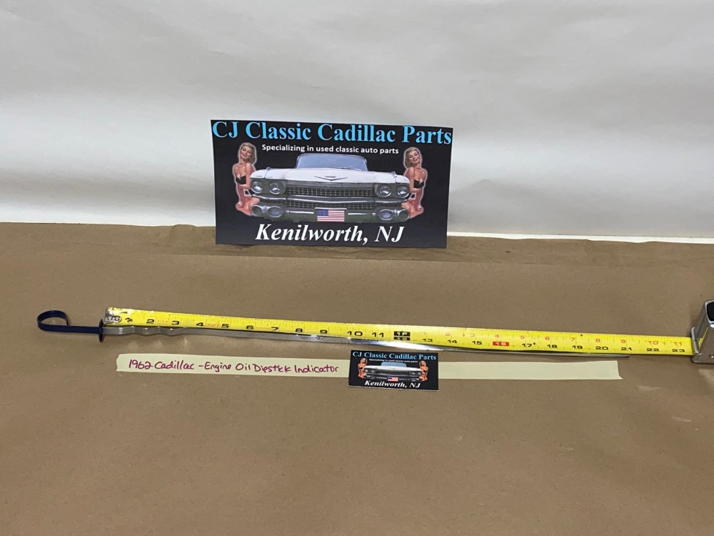 1962 CADILLAC DEVILLE ELDORADO FLEETWOOD ENGINE OIL LEVEL INDICATOR DIPSTICK #1478343 - Image 19