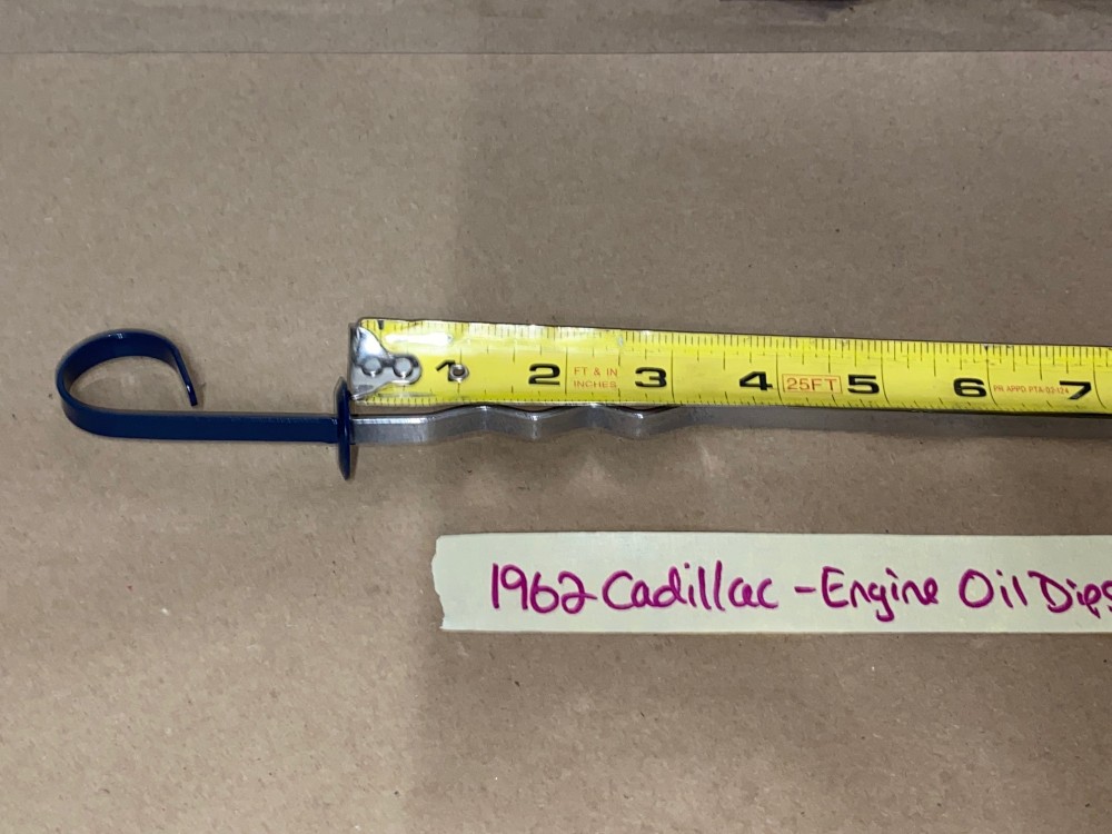 1962 CADILLAC DEVILLE ELDORADO FLEETWOOD ENGINE OIL LEVEL INDICATOR DIPSTICK #1478343 - Image 20