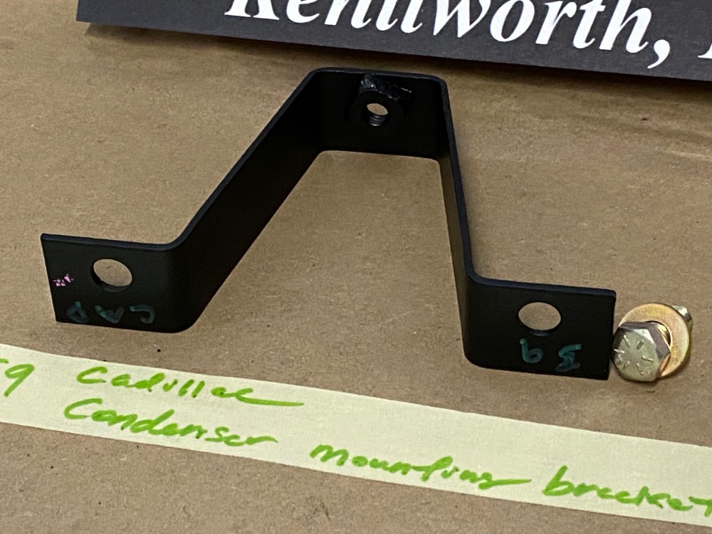 OEM 1959 1960 Cadillac Deville Eldorado Fleetwood CONDENSER MOUNTING TO RADIATOR BRACKET #3511612 - Image 7