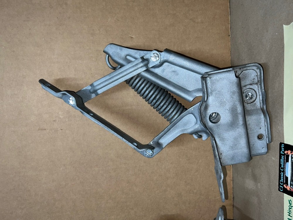 REBUILT 1959 - 1960 Cadillac Deville Eldorado Fleetwood HOOD HINGES WITH NEW RIVETS - LEFT & RIGHT - Image 6