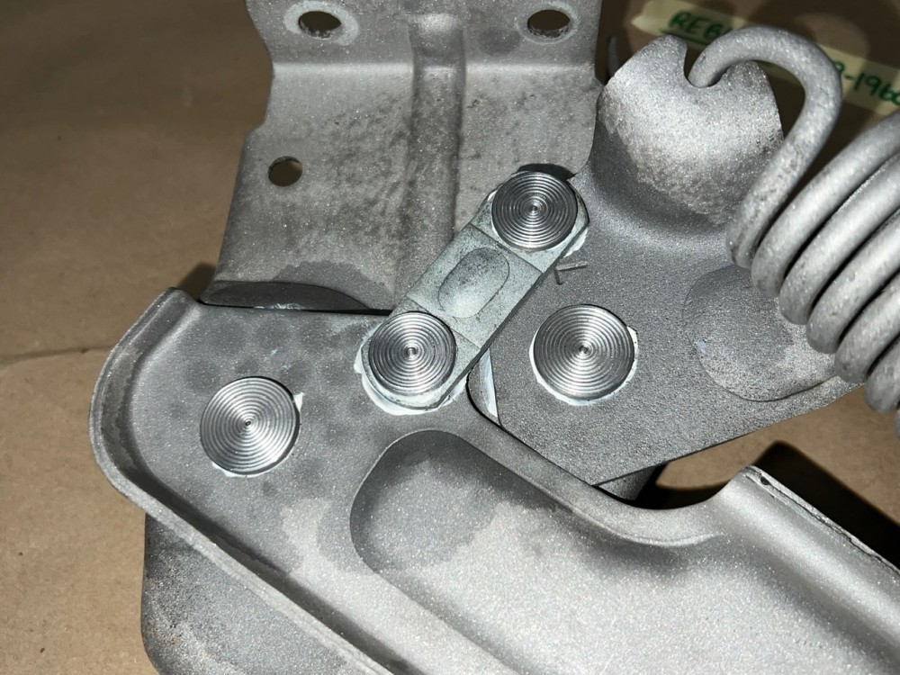 REBUILT 1959 - 1960 Cadillac Deville Eldorado Fleetwood HOOD HINGES WITH NEW RIVETS - LEFT & RIGHT - Image 11