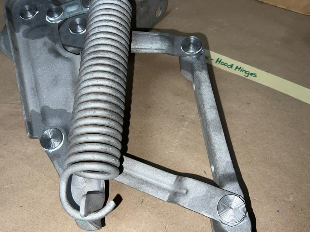 REBUILT 1959 - 1960 Cadillac Deville Eldorado Fleetwood HOOD HINGES WITH NEW RIVETS - LEFT & RIGHT - Image 12