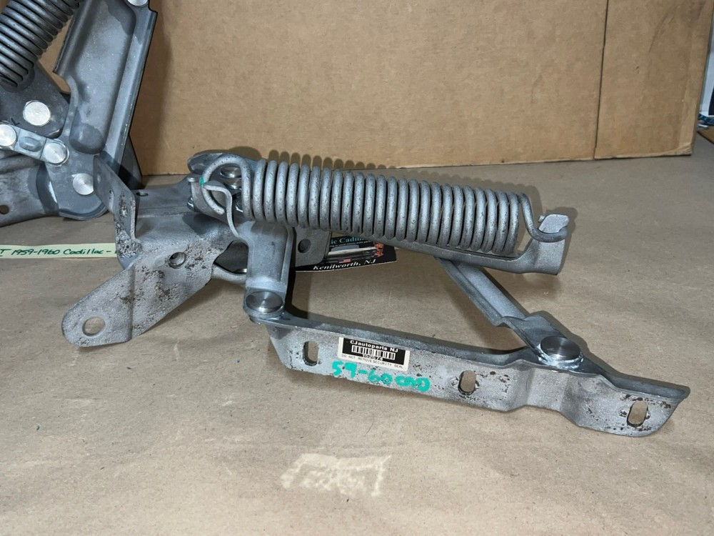 REBUILT 1959 - 1960 Cadillac Deville Eldorado Fleetwood HOOD HINGES WITH NEW RIVETS - LEFT & RIGHT - Image 13