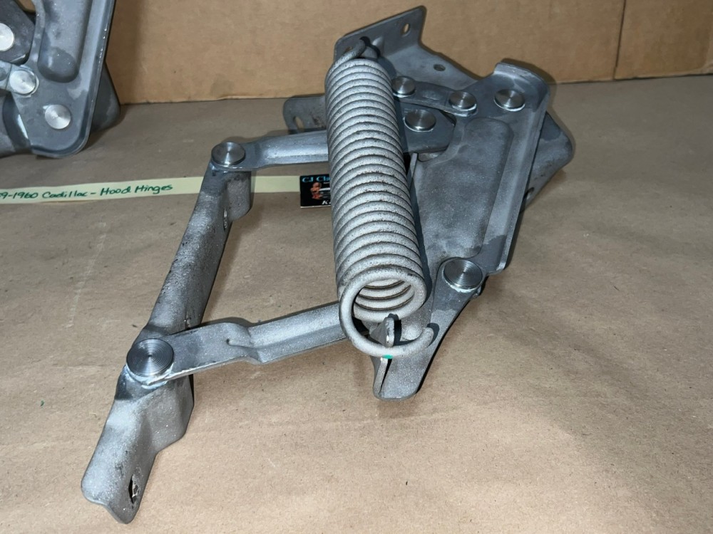 REBUILT 1959 - 1960 Cadillac Deville Eldorado Fleetwood HOOD HINGES WITH NEW RIVETS - LEFT & RIGHT - Image 16