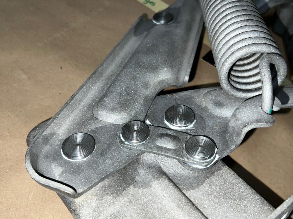 REBUILT 1959 - 1960 Cadillac Deville Eldorado Fleetwood HOOD HINGES WITH NEW RIVETS - LEFT & RIGHT - Image 17