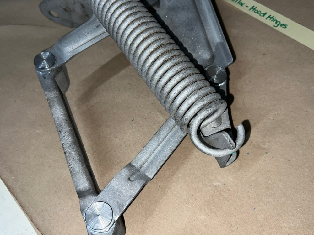 REBUILT 1959 - 1960 Cadillac Deville Eldorado Fleetwood HOOD HINGES WITH NEW RIVETS - LEFT & RIGHT - Image 18