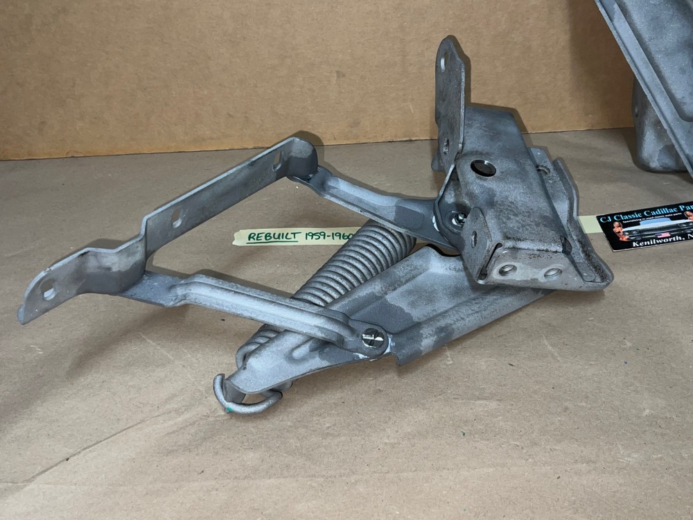 REBUILT 1959 - 1960 Cadillac Deville Eldorado Fleetwood HOOD HINGES WITH NEW RIVETS - LEFT & RIGHT - Image 21
