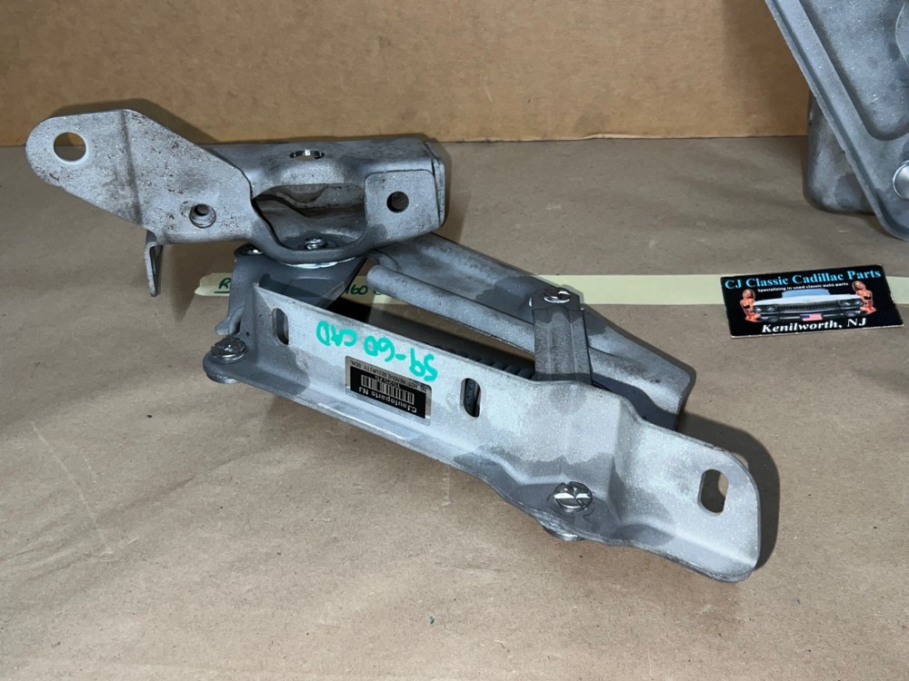 REBUILT 1959 - 1960 Cadillac Deville Eldorado Fleetwood HOOD HINGES WITH NEW RIVETS - LEFT & RIGHT - Image 22
