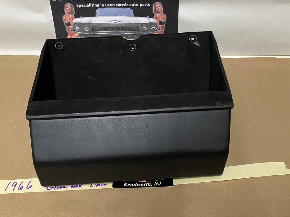 OEM 1965 1966 Cadillac Deville Eldorado Fleetwood Calais DASH GLOVE BOX GLOVEBOX LINER STORAGE TRAY COMPARTMENT #1483406 - Image 4