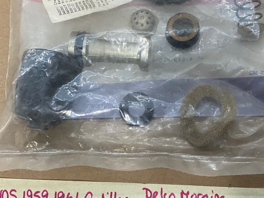 NOS 1959 1960 1961 CADILLAC DEVILLE ELDORADO FLEETWOOD DELCO MORAINE MASTER CYLINDER REBUILD KIT #5463669/#172-152 - Image 4