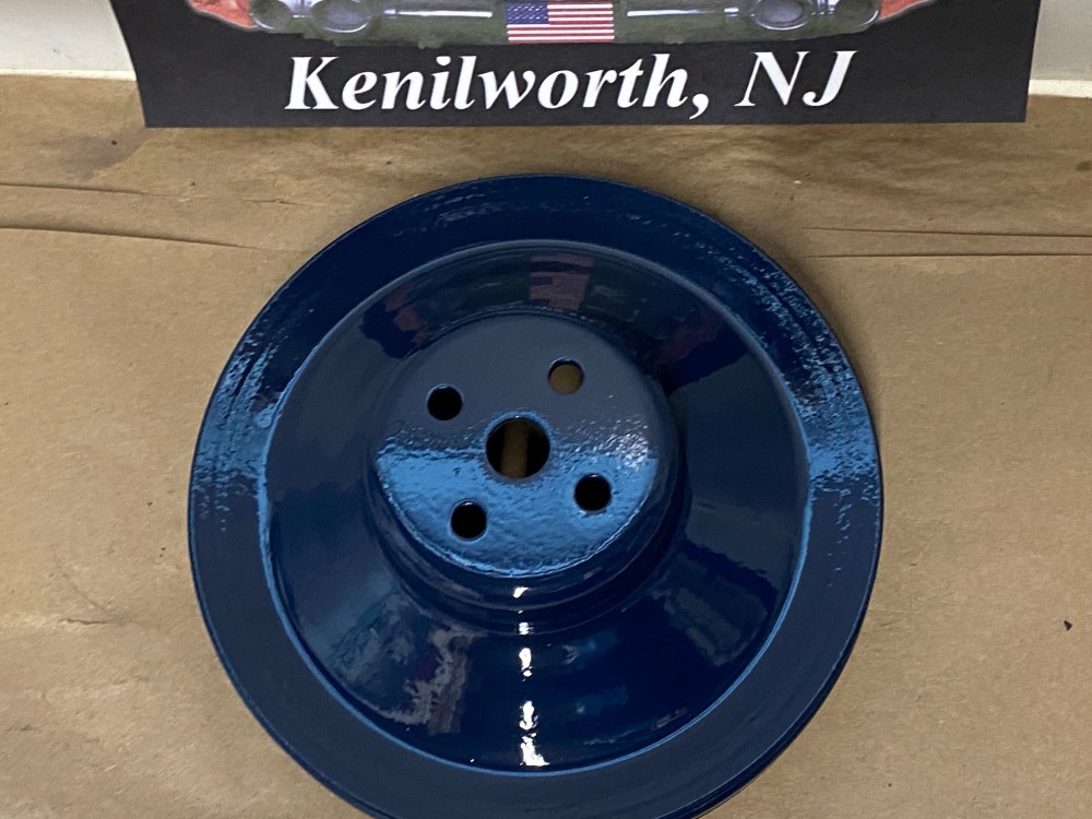 RESTORED 1958 1959 1960 1961 1962 Cadillac Deville Eldorado Fleetwood 365/390 Engine WATER PUMP PULLEY DOUBLE (2) GROOVE (NON A/C) #1469393 - Image 8