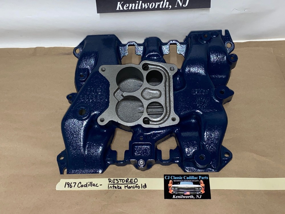 RESTORED 1967 Cadillac Deville Eldorado Fleetwood Calais 429 Engine INTAKE MANIFOLD #1486993 - Image 12