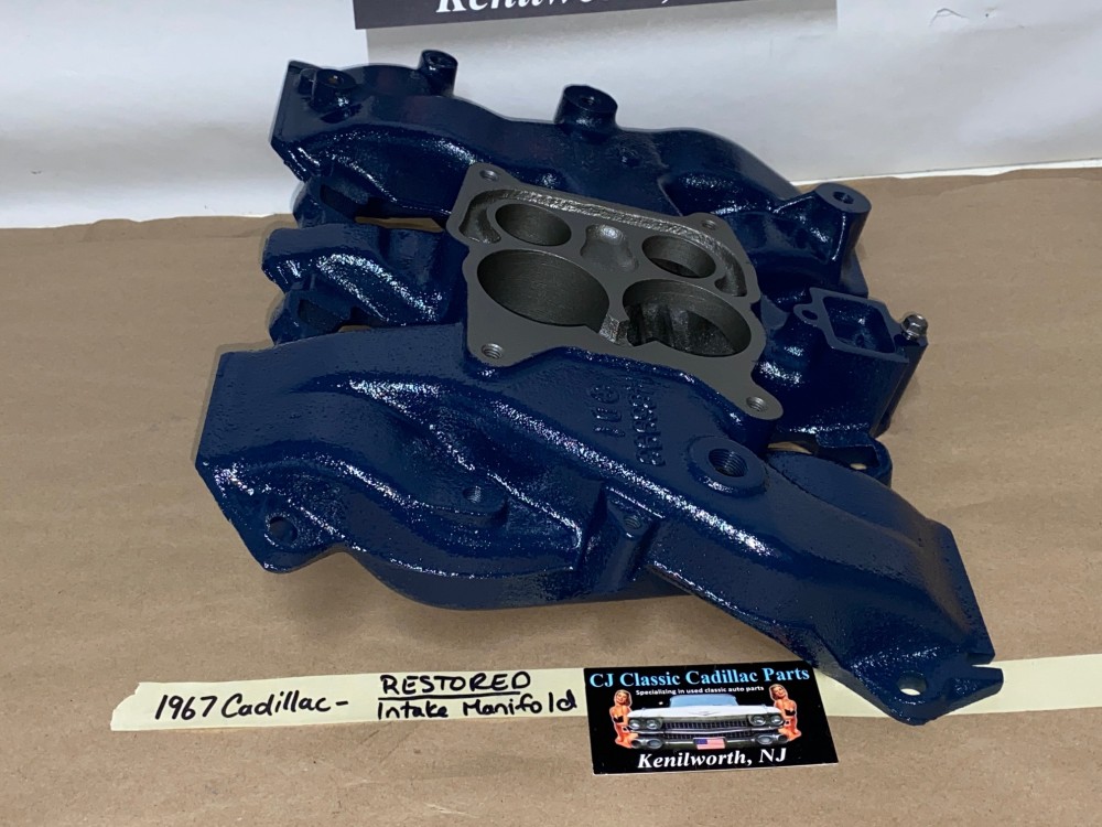 RESTORED 1967 Cadillac Deville Eldorado Fleetwood Calais 429 Engine INTAKE MANIFOLD #1486993 - Image 11