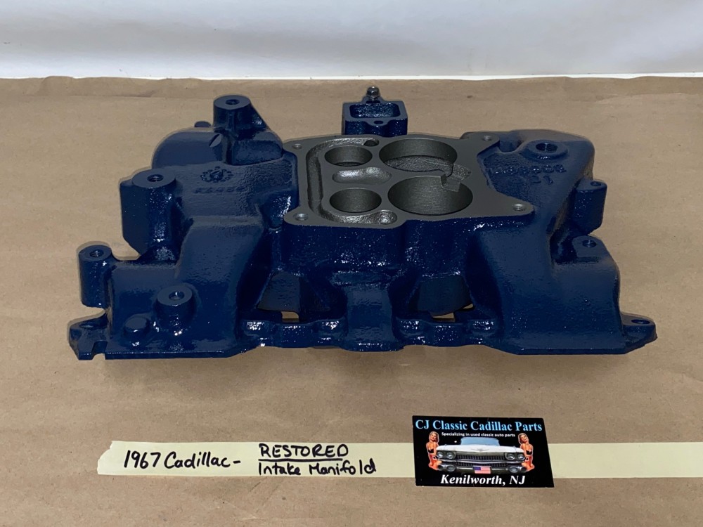 RESTORED 1967 Cadillac Deville Eldorado Fleetwood Calais 429 Engine INTAKE MANIFOLD #1486993 - Image 10