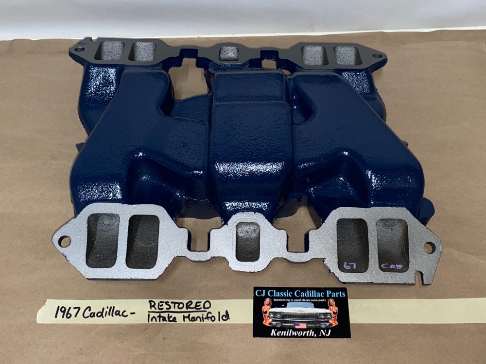 RESTORED 1967 Cadillac Deville Eldorado Fleetwood Calais 429 Engine INTAKE MANIFOLD #1486993 - Image 6