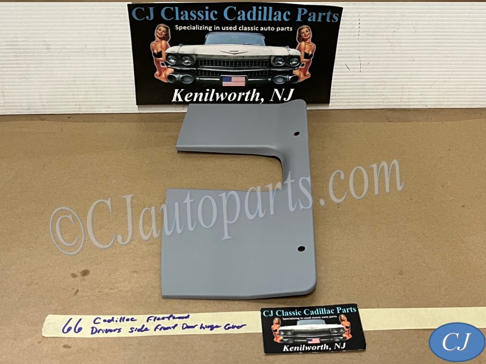 OEM 1966 Cadillac Deville Eldorado Fleetwood Calais LEFT DRIVER SIDE FRONT DOOR HINGE COVER PLATE TRIM PANEL