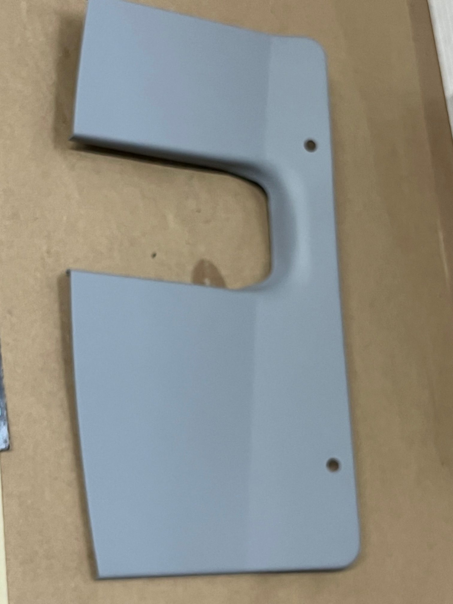 OEM 1966 Cadillac Deville Eldorado Fleetwood Calais LEFT DRIVER SIDE FRONT DOOR HINGE COVER PLATE TRIM PANEL - Image 3