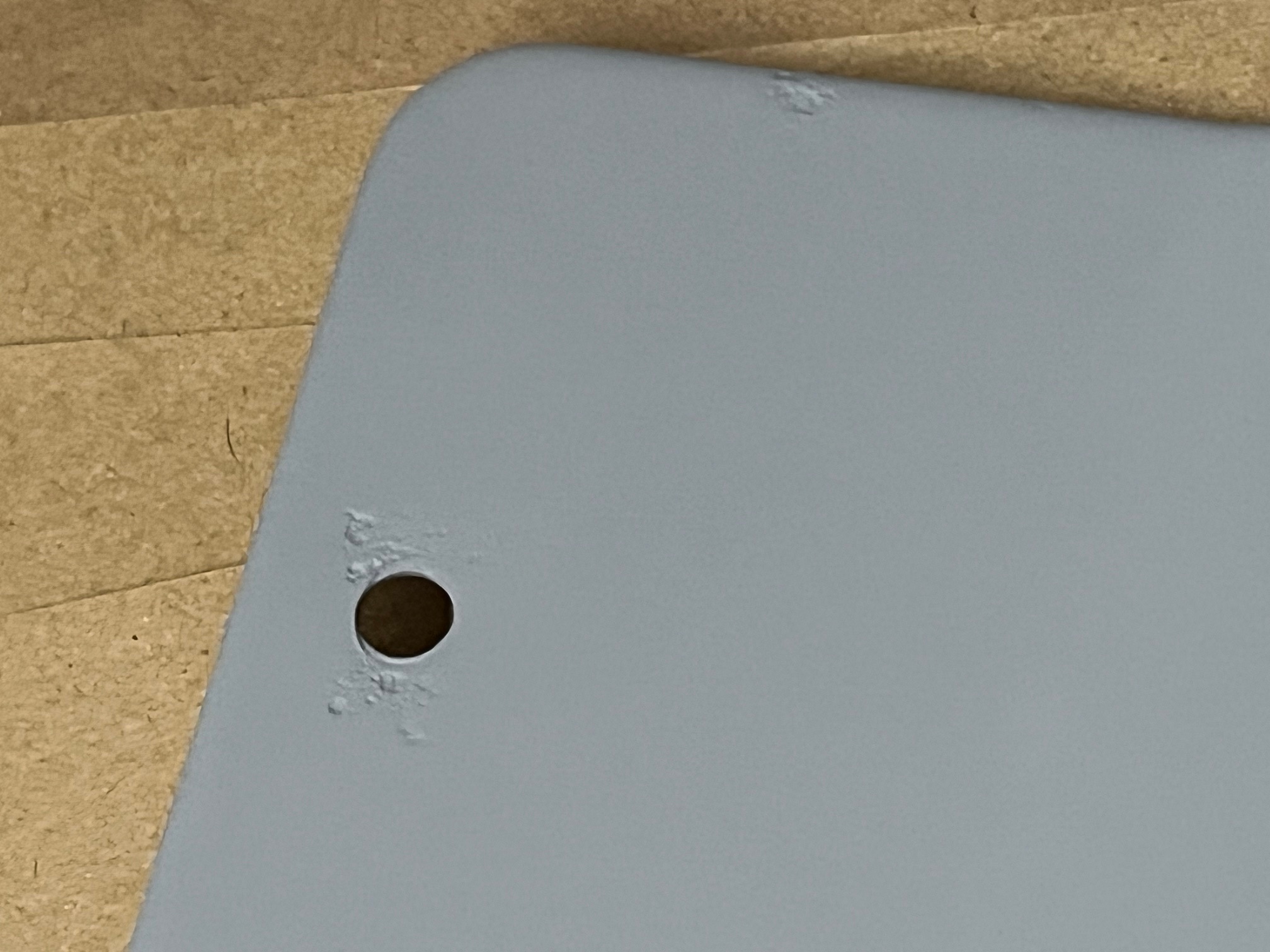 OEM 1966 Cadillac Deville Eldorado Fleetwood Calais LEFT DRIVER SIDE FRONT DOOR HINGE COVER PLATE TRIM PANEL - Image 9